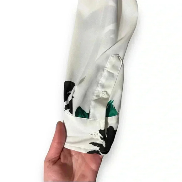 Who What Wear Knee Length Shift White Fully Lined Lightweight Floral Print Sress - Picture 10 of 16